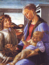 Sandro Botticelli  " La Vierge de l'Eucharistie" 1470  Isabella Stewart Gardner Museum Boston