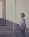 Bernard Bouin : " matin " - Huile sur Toile 92 x 73 cm   Galerie de l'Europe - B.B.
