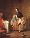 J.B.S. Chardin " La toilette " 1740 Huile sur toile 49 x 39 cm   National Museum Stockholm
