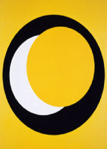 Genevive Claisse : Cercles - 1969, Acrylique sur toile  Muse Matisse - Le Cateau-Cambrsis  - ADAGP - Paris 2015 