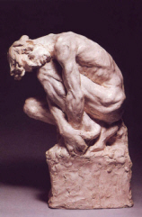 camille Claudel : " L'homme accroupi " 1886 -  Coll. part.