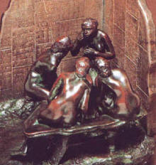 Camille Claudel : " Les Causeuses " - Marbre et Bronze 1894 (c) Coll.Part.