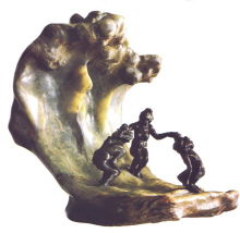 Camille Claudel  : " Les Baigneuses"  - Onyx et Bronze 1897 -  Coll. part.