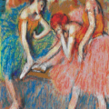 Edgar Degas : " Danseuses au repos " 1898 -   Fondation de l'Hermitage - Lausanne