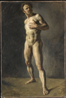 Eugène Delacroix : " L'honne nu " - Etude - © Musée du Louvre - RMN