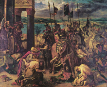 E. Delacroix : "L'Entree des Croises  a Constantinople" 1841  -  Musee du Louvre - Paris 