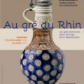 Affiche de l'exposition "Au gr du Rhin" - Chteau d'Ecouen