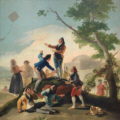 Francisco Goya : " La comte " 1777 -  Muse du Prado - Madrid