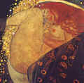 Gustav Klimt :  " Dana"  - 1907 -1908 - (c) Coll. part. 