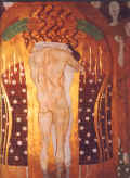 Gustav Klimt :  " La Fresque Beethoven"  (detail) 1902  - (c)  Osterreichiches Galerie - Vienne