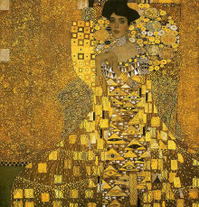Gustav Klimt : " Portrait de Adele Bloch-Bauer I" - 1907 - (c)  Neue Gallery - New York