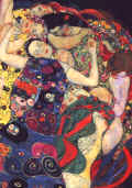 Gustav Klimt : " La Jeune Fille" (detail)  - 1912-1913  - (c) Narodni Galerie  - Prague