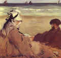 Edouard Manet " Sur la Plage " 1873  Muse d'Orsay Paris