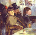 Edouard Manet " Au Café "1878 © Coll. Part.
