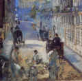 Edouard Manet " La Rue Monsieur aux paveurs" 1878  Coll. Part.