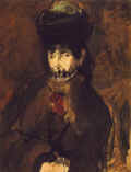 Edouard Manet  " Jeune femme Voile "  1872  Coll. Part.