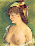 Edouard Manet  "La Blonde aux Seins Nus"  1875  Muse du Louvre Paris