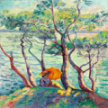 Henri manguin : " Jeanne  l'ombrelle "- 1906 -  Muse Bonnard - Le Cannet -  ADAGP