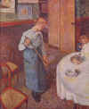 C.Pissarro " La Bonne de Campagne" 1882 Huile sur toile 64 x 53 cm © Tate Gallery Londres