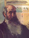 C. Pissarro  " Autoportrait " 1873  Muse d'Orsay Paris