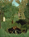 Le Douanier Rousseau  " Joyeux Farceurs " 1906 - Huile sur toile 145,7 x 113,3 cm  Philadelphia Museum of Art