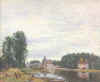 Alfred Sisley :  " Vue sur la rivire  Moret sur Loing  " 1893 Huile sur toile 60,8  x 74,3 cm   Yale University Art Gallery 