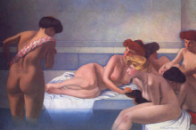 Felix Vallotton : " Le bain turc " 1907 - (c) Musee d'Art et d'Histoire - Geneve