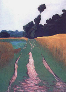 Felix Vallotton : " Le Chemin apres la pluie " 1908  - (c)  Musee des Beaux Arts - Lyon