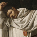 Francisco de Zurbaran : " Saint Srapion " (dtail) 1628  -  Wadsworth Atheneum - Hartford -   Muse Thyssen-Bornemisza - Madrid