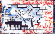 Murs de Berlin  1989 - peinture anonyme © Photo de Francesco et Alessandro Alacevich 
