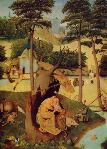 Jerome Bosch "Tentation de Saint Antoine " - vers 1508 - (c) - Musee du Prado  - Madrid