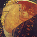 Gustav Klimt : " Dana"  1907-1908 Huile sur toile  73 x 88 cm   © Musée du Belvédère - Vienne  ©Coll. part. 