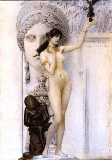 Gustav Klimt :  "Allegorie de la Sculpture " - 1889  - (c) Osterreichisches Museum - Vienne 