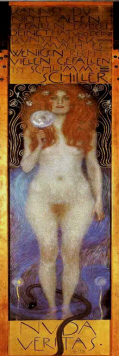 Gustav Klimt :  "Nuda Veritas"  1889  - (c)  Museumdes 20. Jahrhunderts - Vienne 