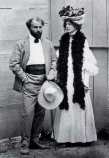 Gustav Klimt et Emilie Floge  (c) Coll. Part.
