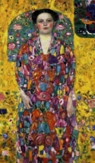 Gustav Klimt  : "Portrait de Eugenia Primavesi " -  1913  - (c) Coll. Part.