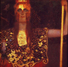 Gustav Klimt :  " Pallas Athenee " - 1898  -  (c)  Historisches Museum der Stadt  - Vienne