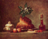 J.B.S. Chardin : " La Brioche " Huile sur toile 47 x 56 cm  Muse du Louvre - Paris