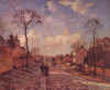 C.Pissarro " La Route de Louveciennes" 1872   Muse du Louvre Paris