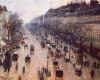 C.Pissarro  " Boulevard Montmartre, Matin d'Hiver " 1897   Metropolitan Museum New York 