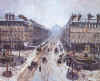 C.Pissarro  " Avenue de l'Opra - Effet de Neige" 1898   Coll. Part.