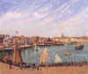 C.Pissarro  " L'Avant-port de Dieppe, aprs-midi  de soleil " 1902  Coll. Part.