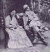 Camille Pissarro et sa femme Julie Vellay  Pontoise en 1877  Coll. Part.