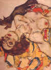 Egon Schiele "Femmes renverses"1915  Graphische Sammlung, Albertina Vienne