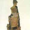 Egon Schiele "Gerti Schiele" 1909  Museum of Modern Art New York