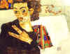 Egon Schiele "Autoportrait aux doigts carts" 1911  Historisches Museum der Stadt Vienne